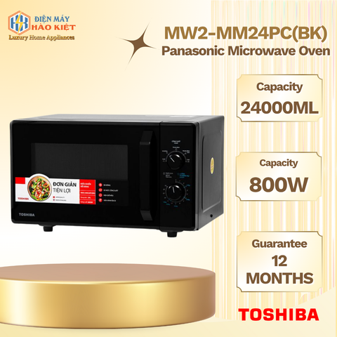 MW2-MM24PC(BK) - Lò Vi Sóng Toshiba 24 Lít