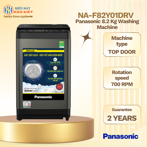 NA-F82Y01DRV - Máy Giặt Panasonic 8.2 Kg