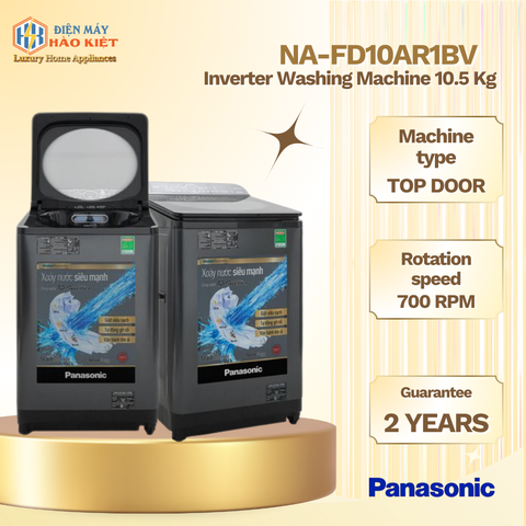 NA-FD10AR1BV - Máy Giặt Panasonic Inverter 10.5 Kg