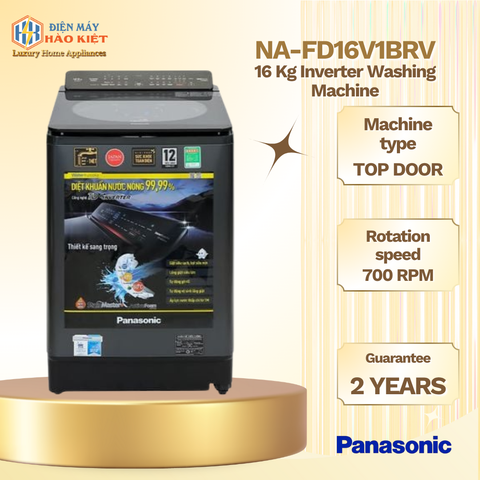 NA-FD16V1BRV - Máy Giặt Panasonic Inverter 16 Kg
