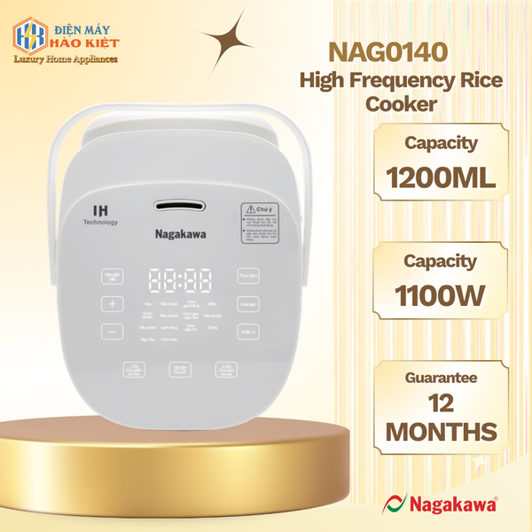 NAG0140 - Nồi Cơm Điện Cao Tần 1.2L