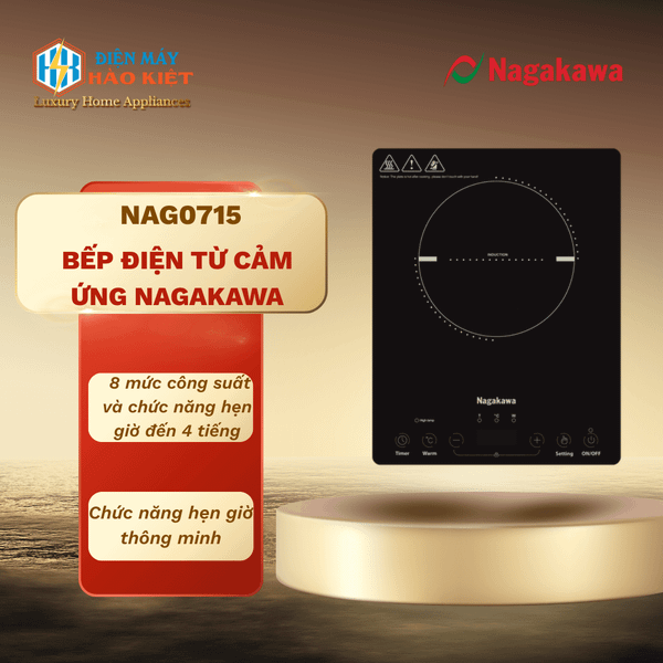 NAG0715 - Bếp Điện Từ Cảm Ứng Nagakawa