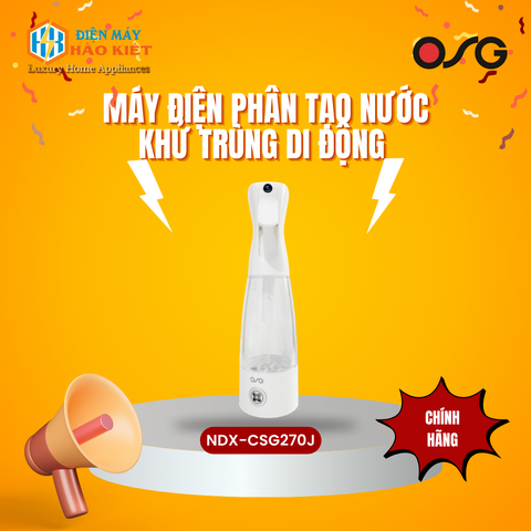 NDX-CSG270J - Máy Điện Phân Tạo Nước Khử Trùng Di Động Portable Cleante