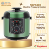 NEP5369 - Nồi Áp Suất Điện 6L Inox