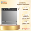 NK10D01M - Máy Rửa Bát Nagakawa NK10D01M