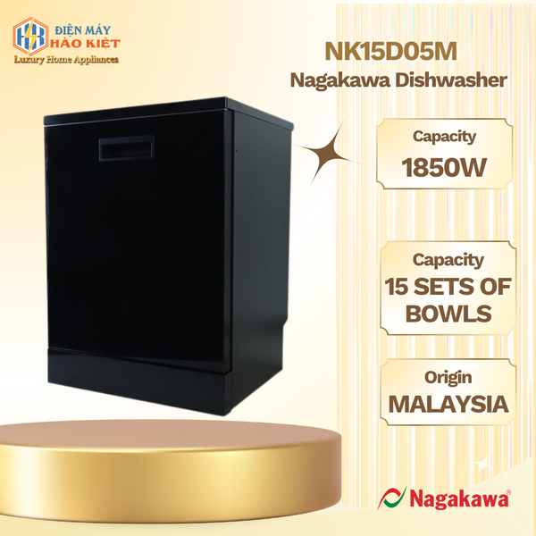 NK15D05M - Máy rửa bát Nagakawa NK15D05M