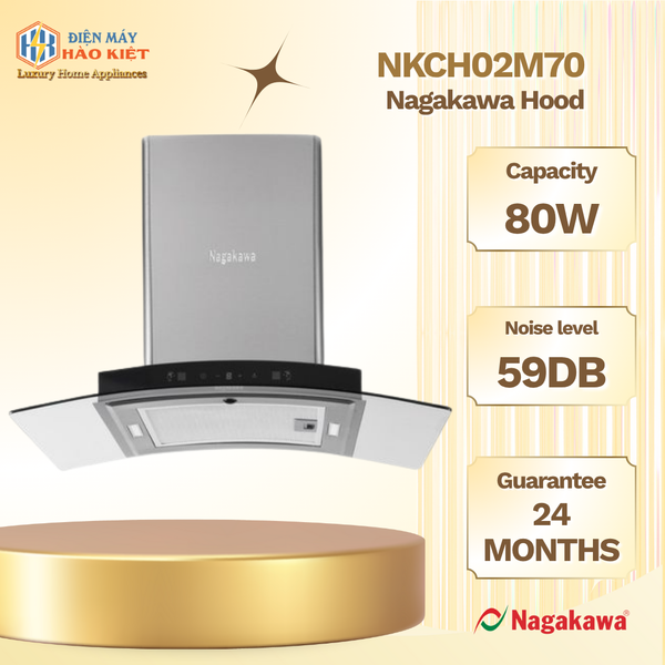 NKCH02M70 - Hút Mùi Cao Cấp Nagakawa NKCH02M70