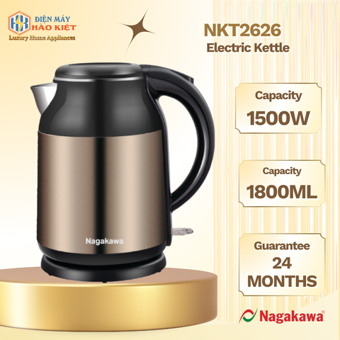 NKT2626 - Ấm Siêu Tốc 1.8L