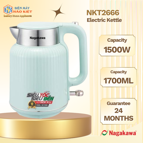 NKT2666 - Ấm Siêu Tốc 1.7L