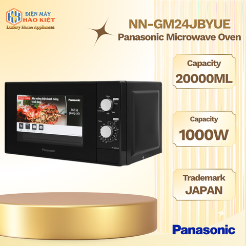 NN-GM24JBYUE - Lò Vi Sóng Có Nướng Panasonic 20 Lít