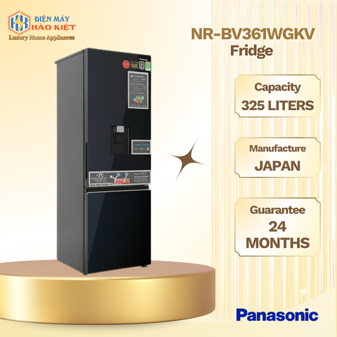 NR-BV361WGKV - Tủ Lạnh Panasonic Inverter 325 Lít