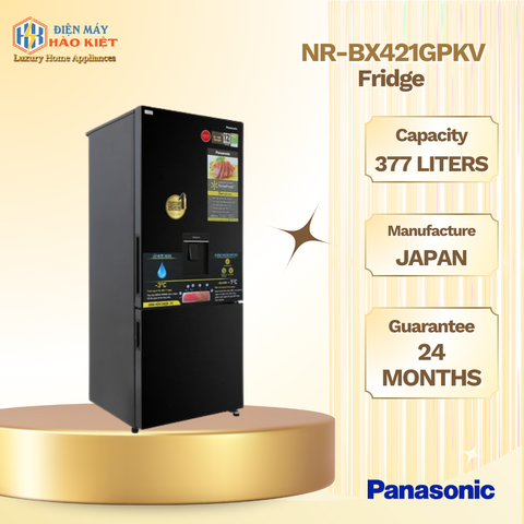 NR-BX421GPKV - Tủ Lạnh Panasonic Inverter 377 Lít