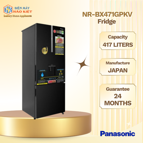 NR-BX471GPKV - Tủ Lạnh Panasonic Inverter 417 Lít
