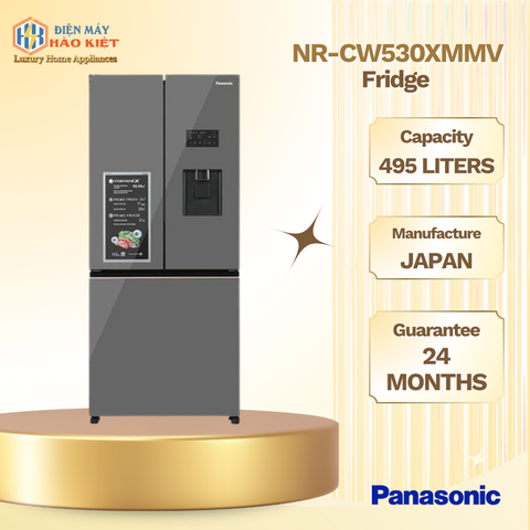 NR-CW530XMMV - Tủ Lạnh Panasonic Inverter 495 Lít Multi Door PRIME+ Edition