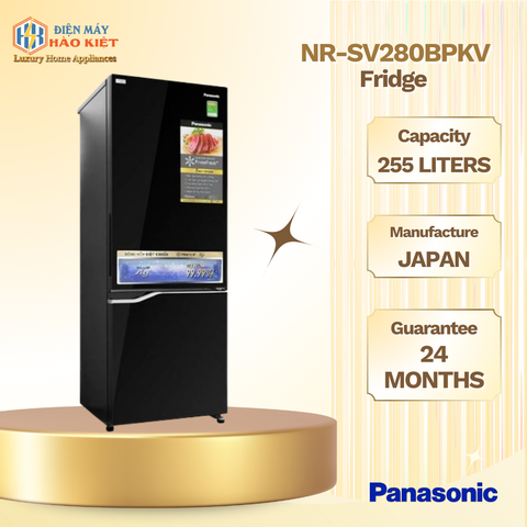 NR-SV280BPKV - Tủ lạnh Panasonic Inverter _ 255 lít