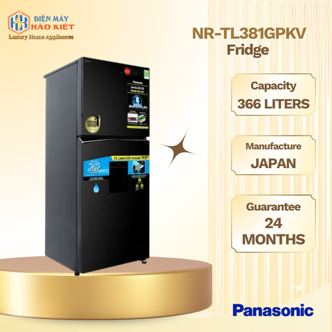 NR-TL381GPKV - Tủ Lạnh Panasonic Inverter 366 Lít