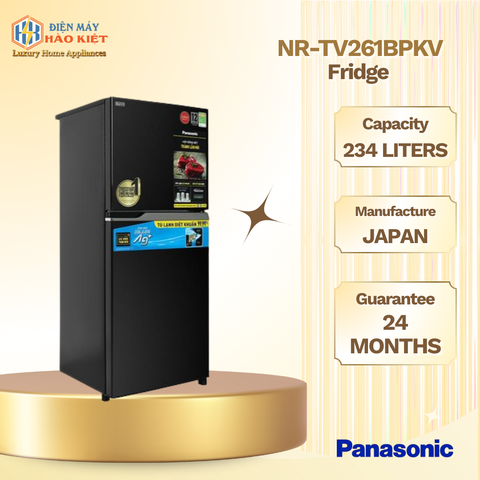 NR-TV261BPKV - Tủ Lạnh Panasonic Inverter 234 Lít