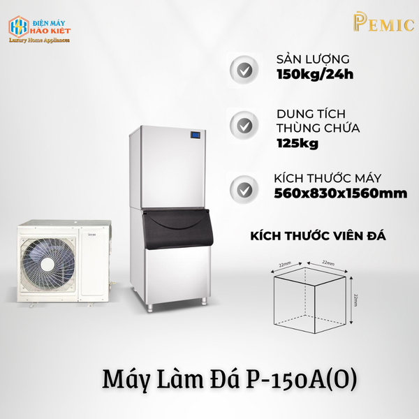 P-150A(O) - Máy Làm Đá P-150A(O)