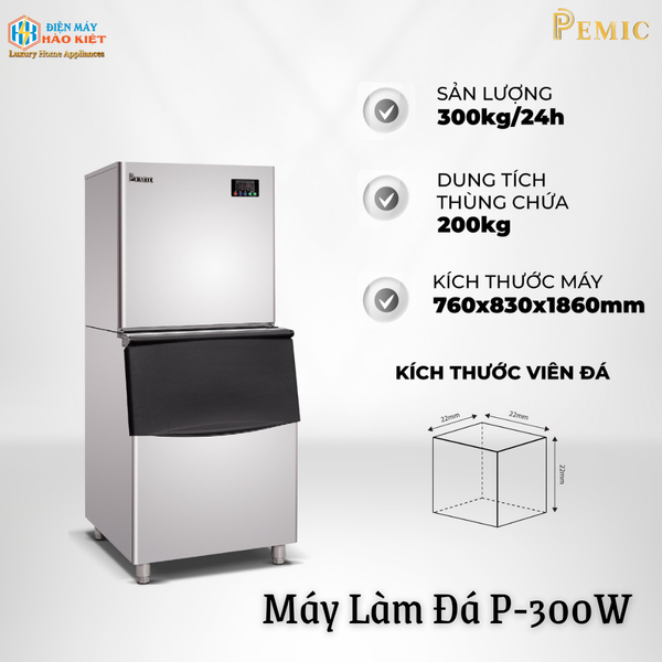 P-300W - Máy Làm Đá P-300W