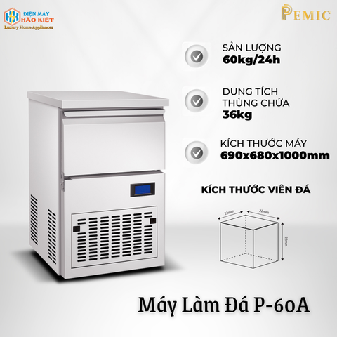 P-60A - Máy Làm Đá P-60A