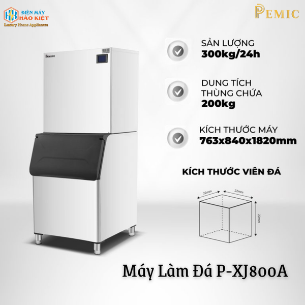 P-XJ800A - Máy Làm Đá P-XJ800A