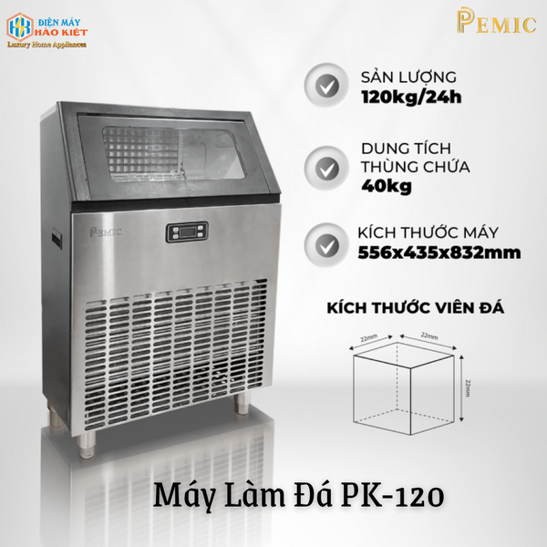 PK-120 - Máy Làm Đá Viên PK-120