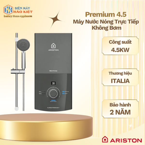 Premium 4.5 - Máy Nước Nóng Trực Tiếp Premium 4.5 - Không Bơm