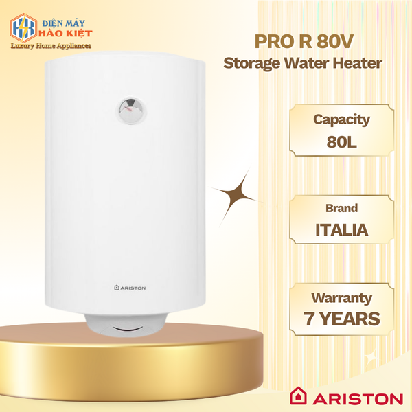 PRO R 80V - Bình Nước Nóng Gián Tiếp Pro R 80L Đứng
