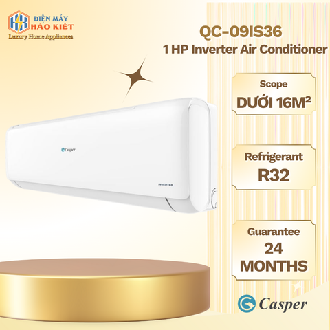 QC-09IS36 - Máy lạnh Casper Inverter 1 HP