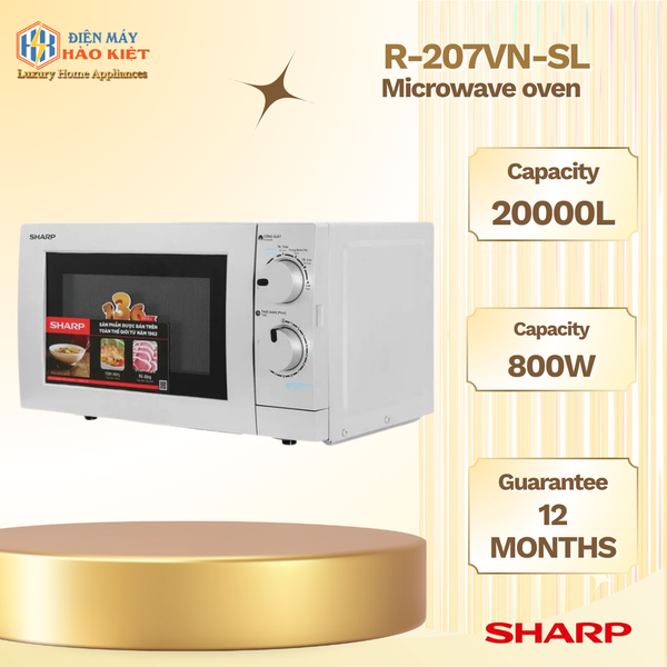 R-207VN-SL - Lò Vi Sóng Sharp 20 Lít