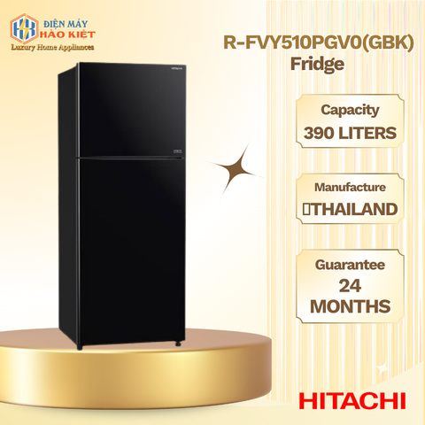 R-FVY510PGV0(GBK) - Tủ Lạnh Hitachi Inverter 390 Lít
