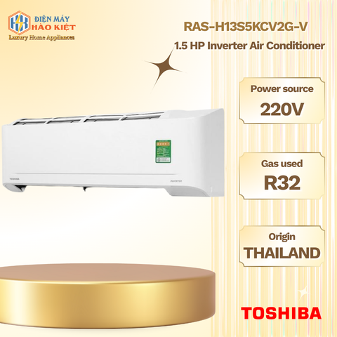RAS-H13S5KCV2G-V - Máy lạnh Toshiba Inverter 1.5 HP