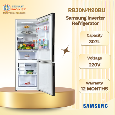RB30N4190BU - Tủ Lạnh Samsung Inverter 307 Lít