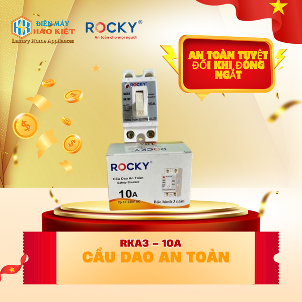 RKA3 – 10A - Cầu Dao An Toàn