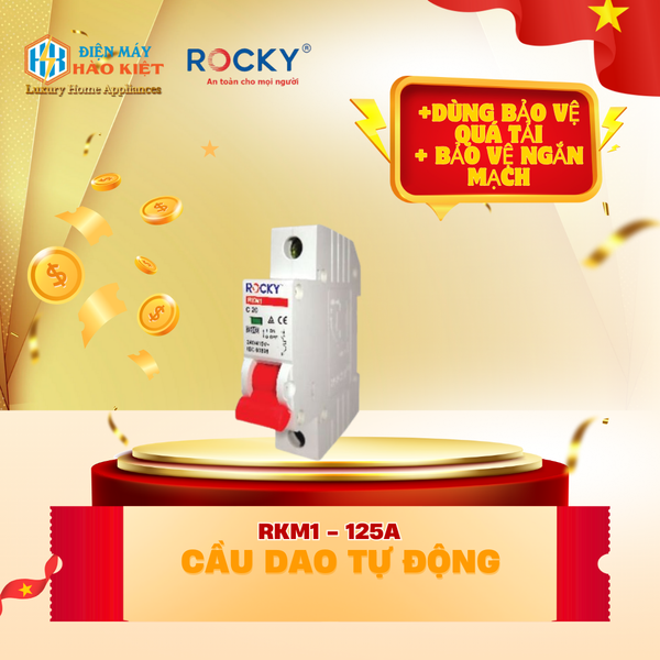 RKM1 - 125A - Cầu Dao Tự Động