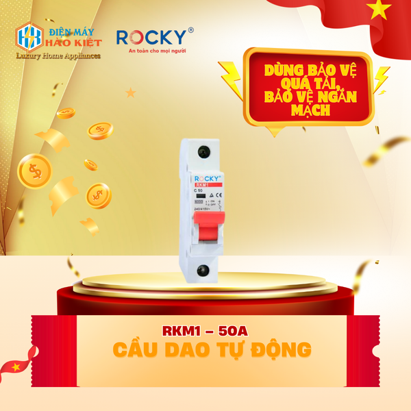 RKM1 – 50A - Cầu Dao Tự Động