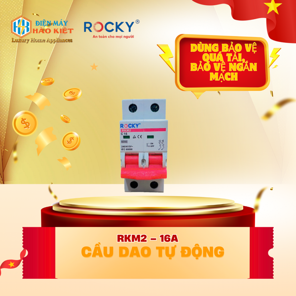 RKM2 – 16A - Cầu Dao Tự Động