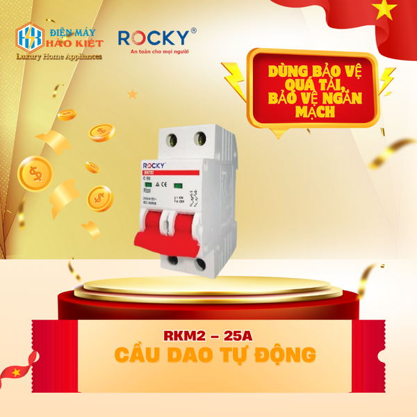 RKM2 – 25A - Cầu Dao Tự Động