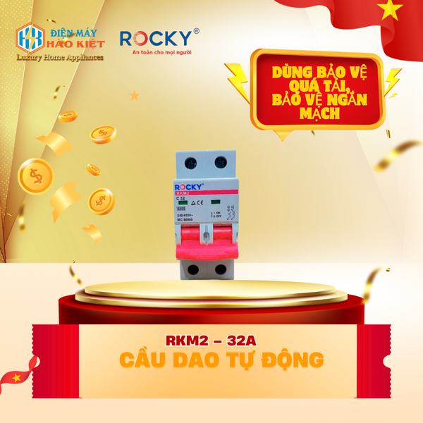 RKM2 – 32A - Cầu Dao Tự Động