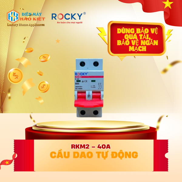 RKM2 – 40A - Cầu Dao Tự Động