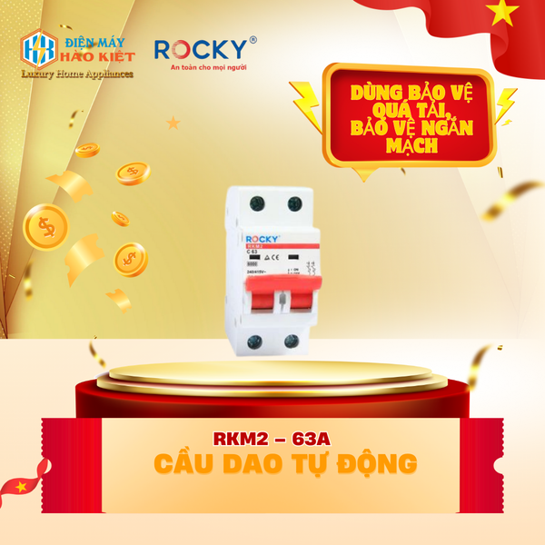 RKM2 – 63A - Cầu Dao Tự Động