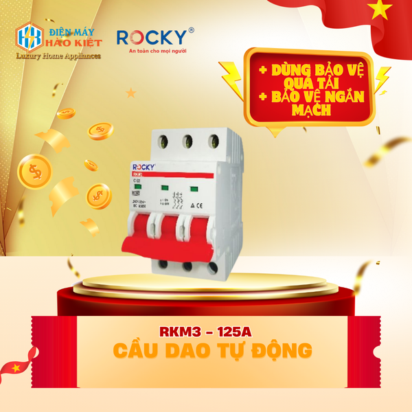 RKM3 - 125A - Cầu Dao Tự Động