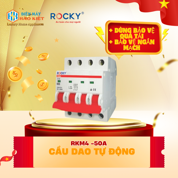 RKM4 -50A -  Cầu Dao Tự Động