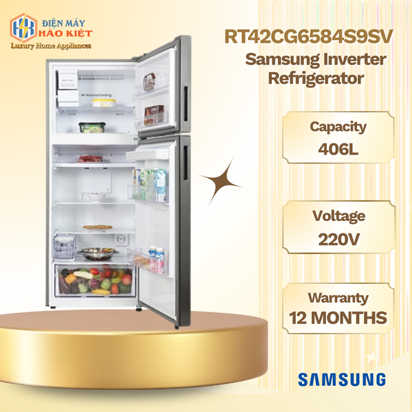 RT42CG6584S9SV - Tủ Lạnh Samsung 406 Lít