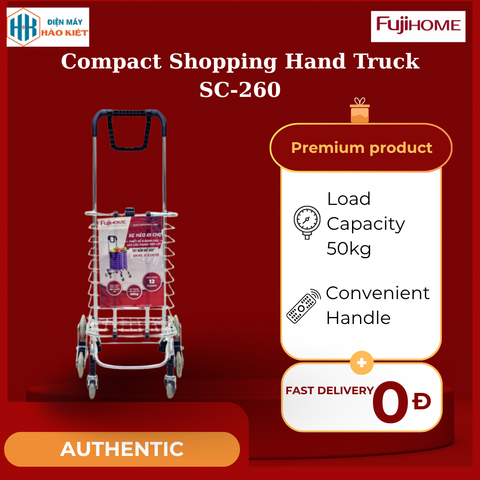 SC-260 - Xe Kéo Đi Chợ Leo Cầu Thang Fujihome