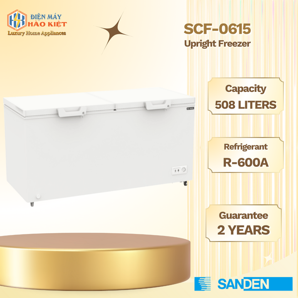 SCF-0615 - Tủ Đông 508L 2 Cánh