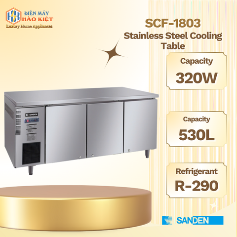 SCF-1803 - Bàn Đông Inox 530L