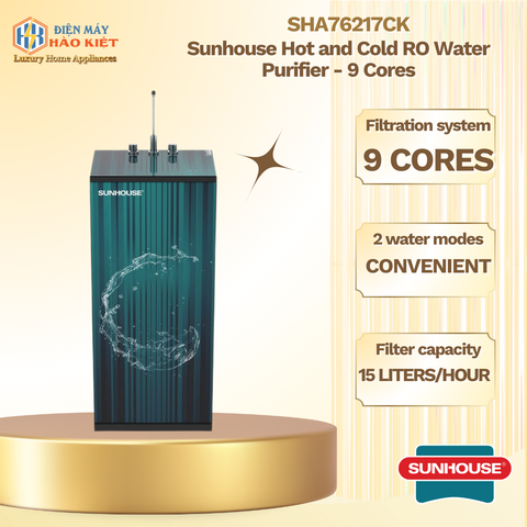 SHA76217CK - Máy Lọc Nước RO Nóng Nguội Sunhouse - 9 Lõi