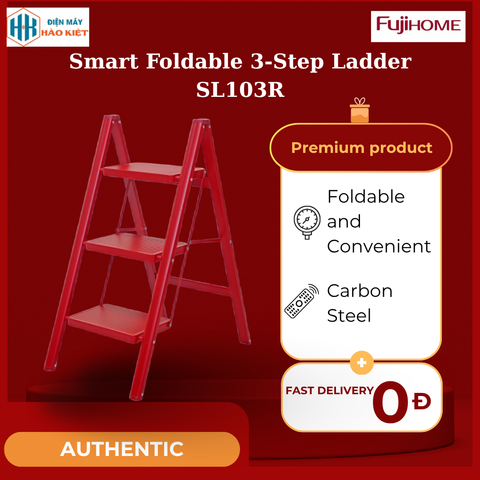 SL103R - Thang Ghế Gấp Gọn Thông Minh 3 Bậc Fujihome