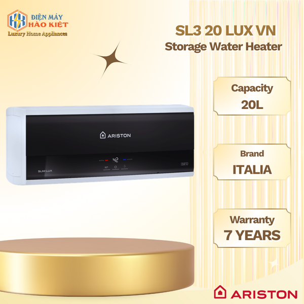 SL3 20 LUX VN - Bình Nước Nóng Gián Tiếp Slim3 20 Lux VN